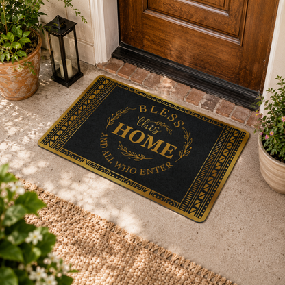 Bless This Home Welcome Mat