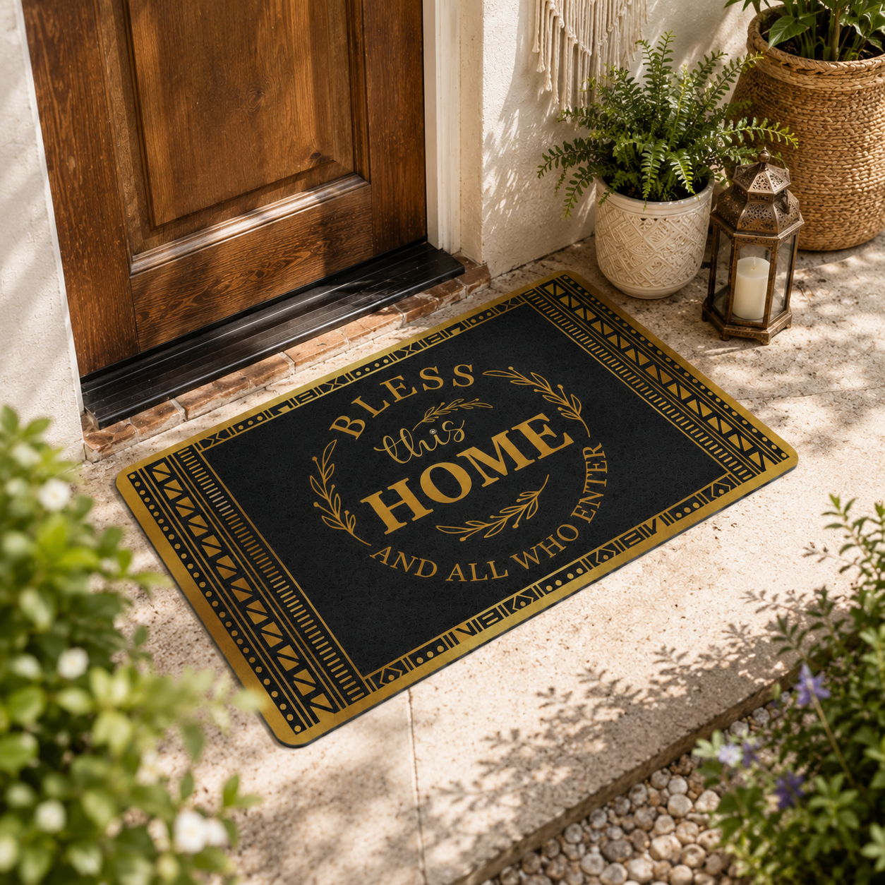 Bless This Home Welcome Mat