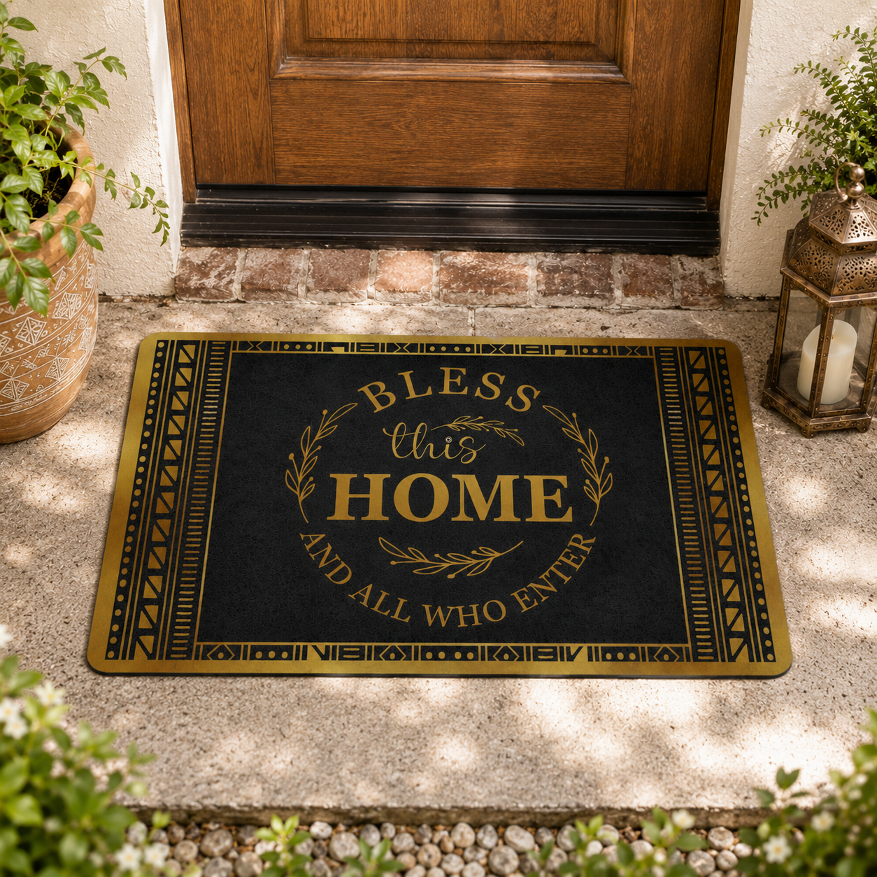 Bless This Home Welcome Mat