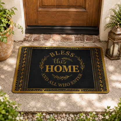 Bless This Home Welcome Mat