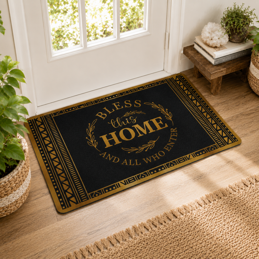 Bless This Home Welcome Mat