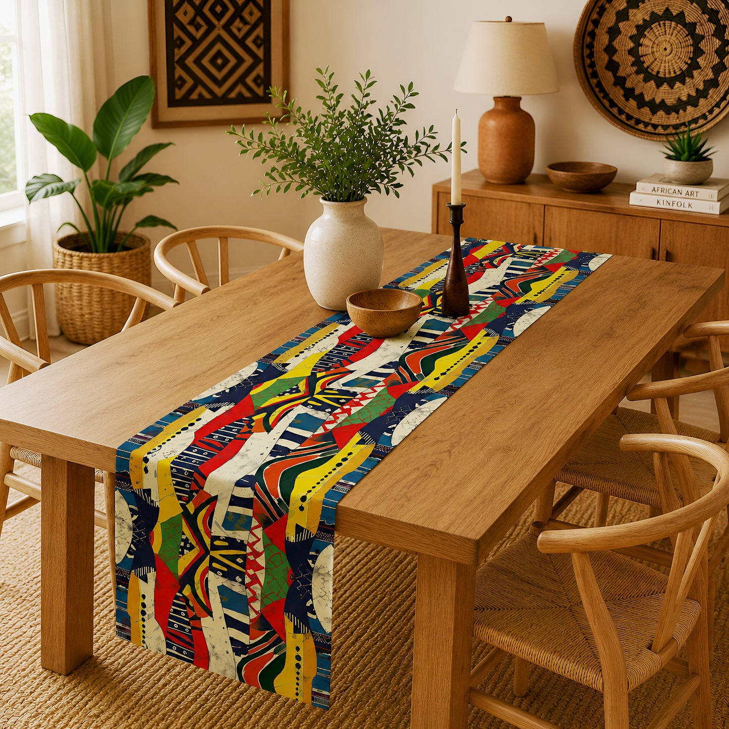 African Tribal Table Runner