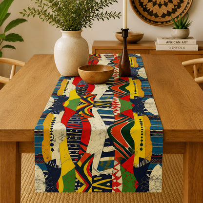 African Tribal Table Runner