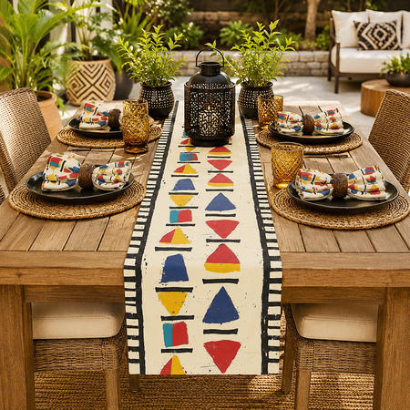 African Tribal Table Runner
