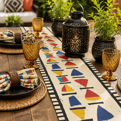African Tribal Table Runner