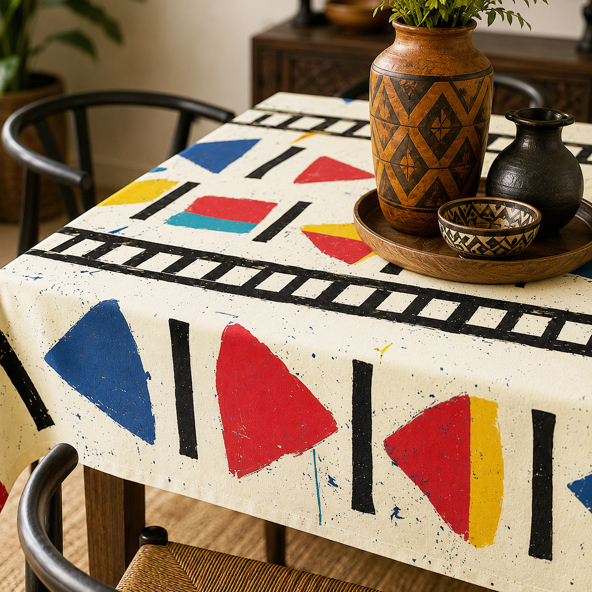 African Tribal Tablecloth