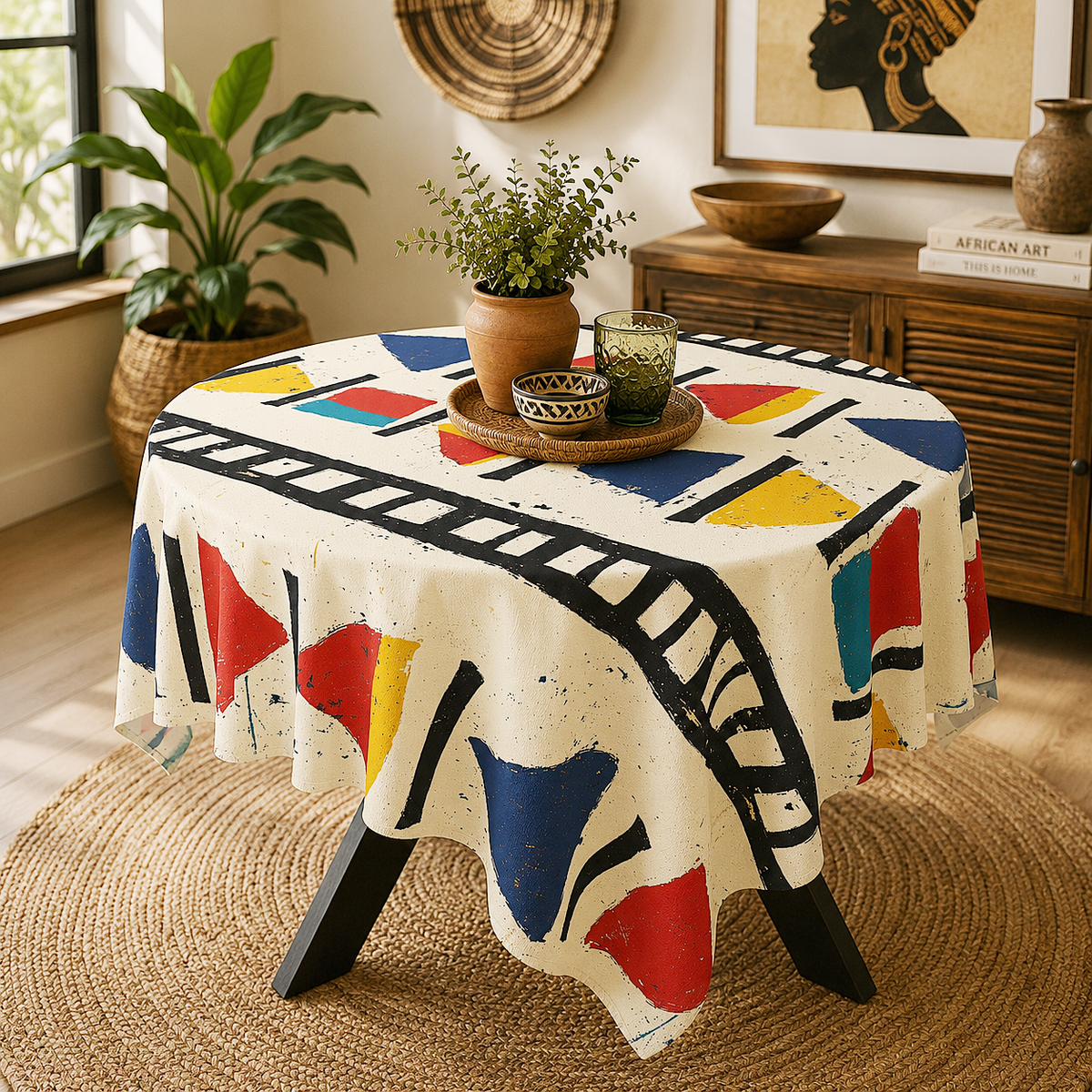 African Tribal Tablecloth