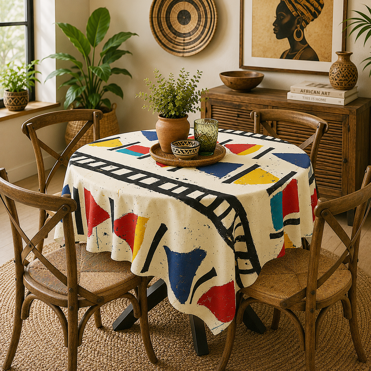 African Tribal Tablecloth