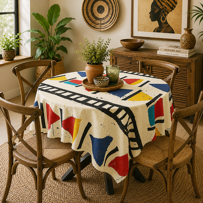 African Tribal Tablecloth