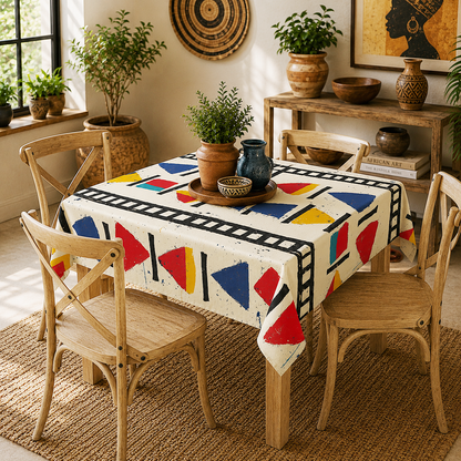 African Tribal Tablecloth