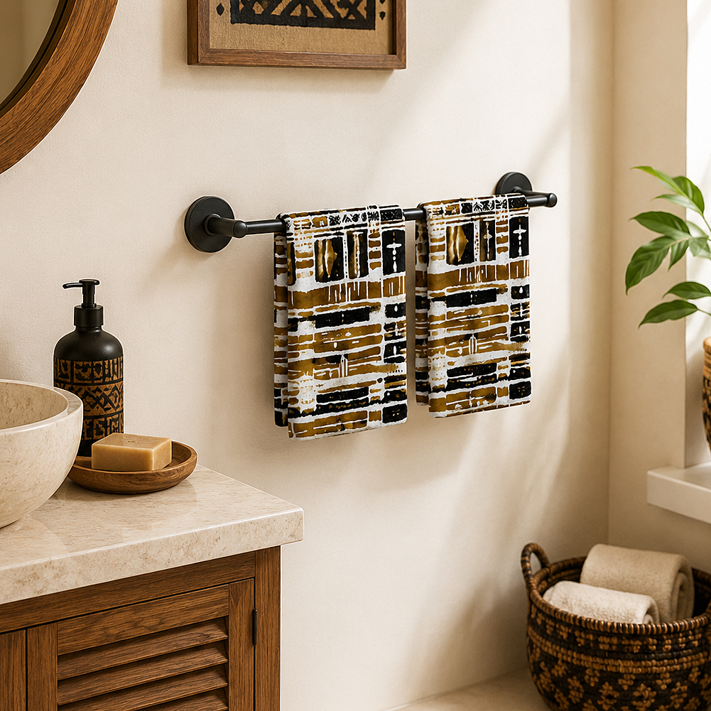 Bogolan Mudcloth Hand Towel