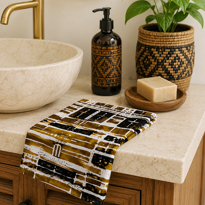 Bogolan Mudcloth Hand Towel
