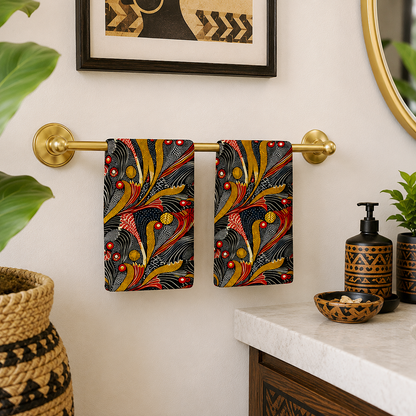 Ankara Mudcloth Hand Towel