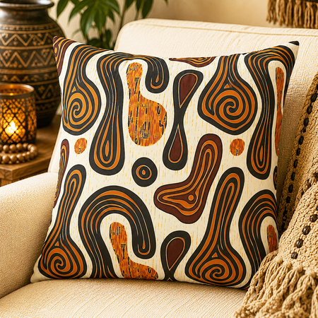 Tribal Art Pillow Cover