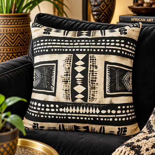 Dotted African Shells Pillow