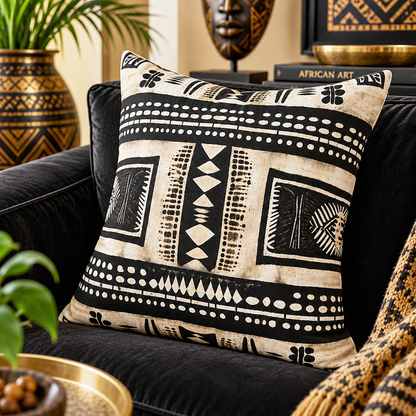 Dotted African Shells Pillow