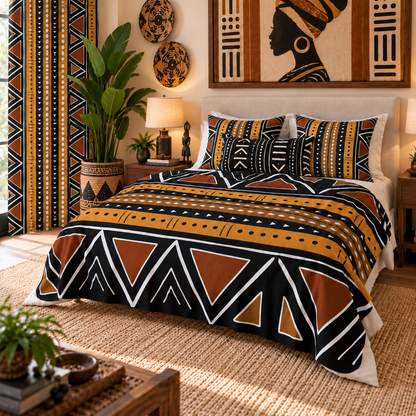 Mudcloth Stripe Living Room Bundle