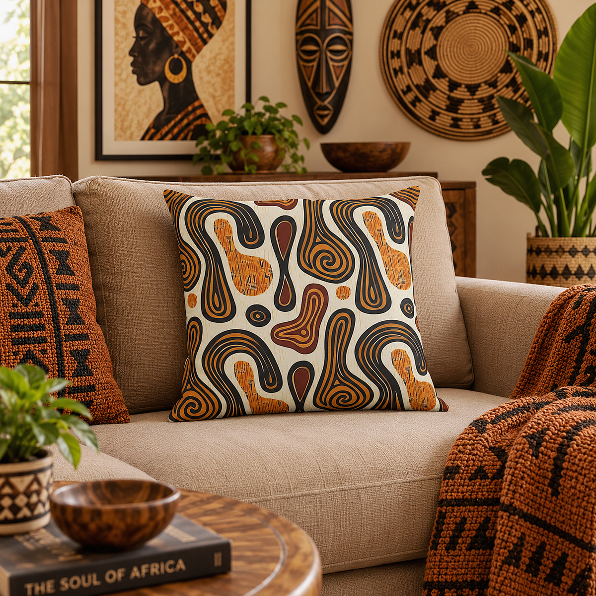 Tribal Art Pillow Cover