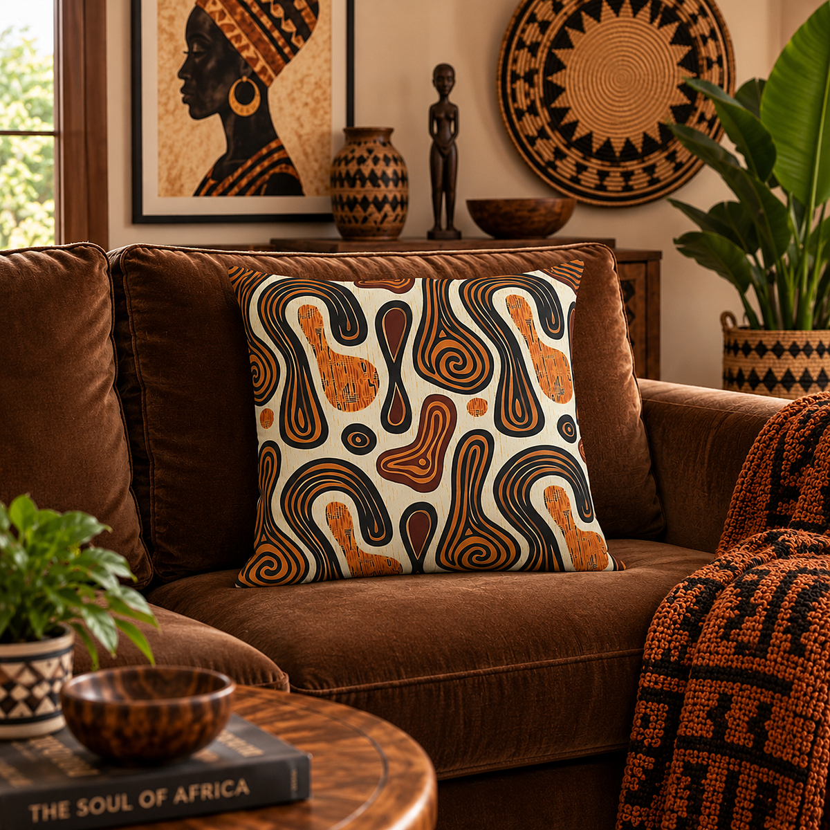 Tribal Art Pillow Cover