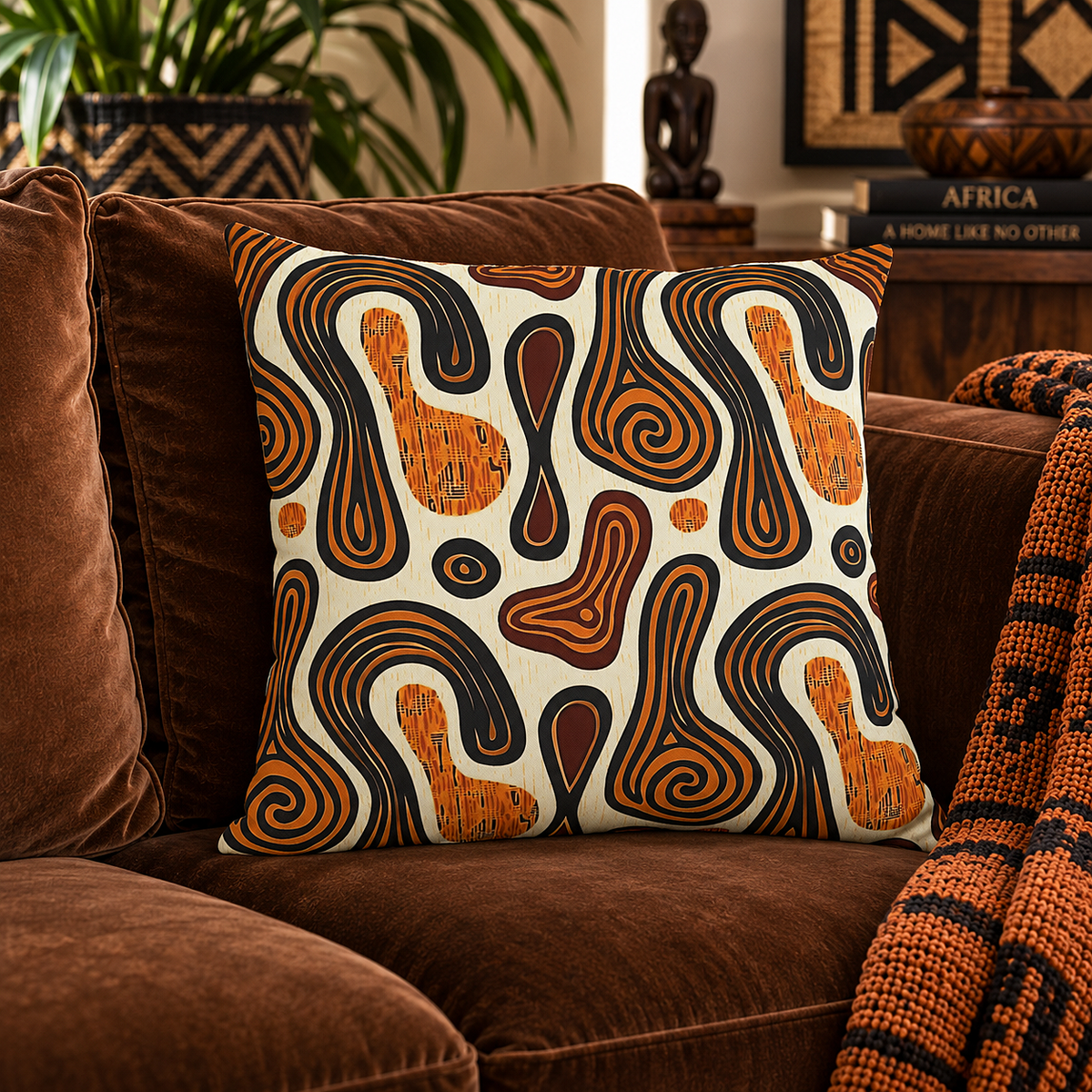 Tribal Art Pillow Cover