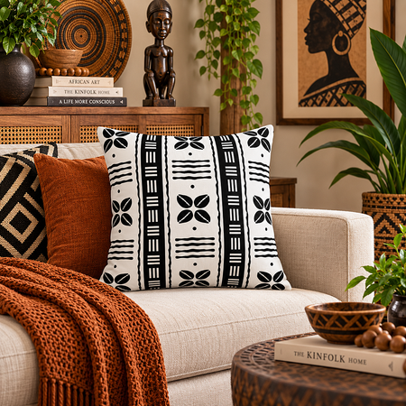 African Shells Pillow Cover