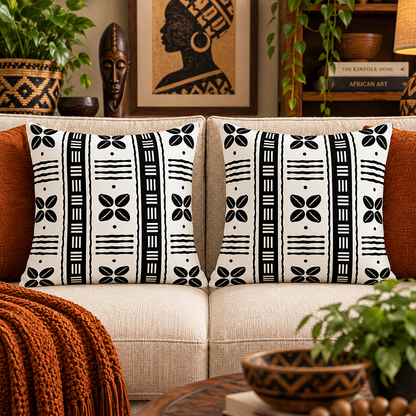 African Shells Pillow Cover