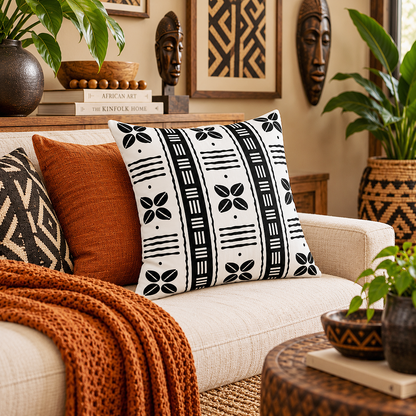 African Shells Pillow Cover