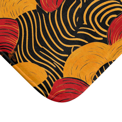 African Tribal Print Bath Mat