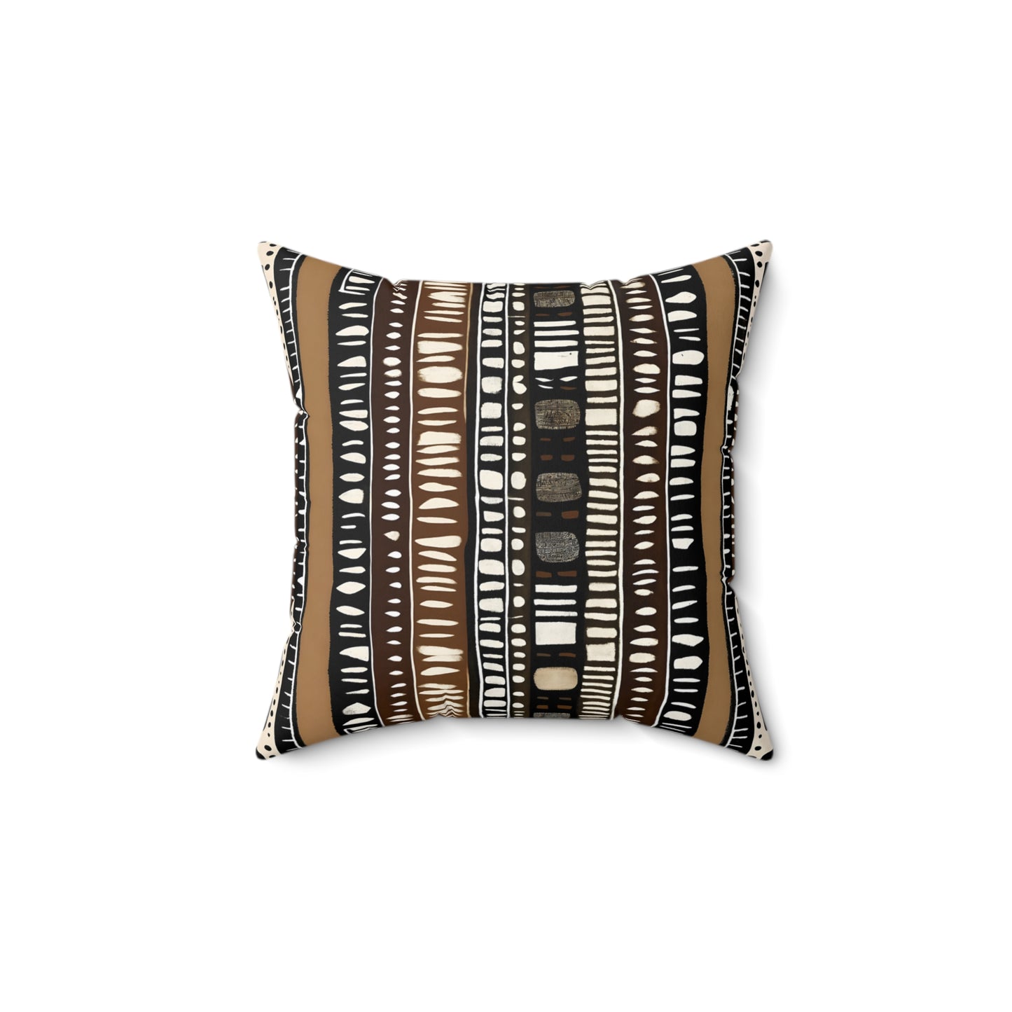 Striped Mudcloth Bogolan Throw Pillow