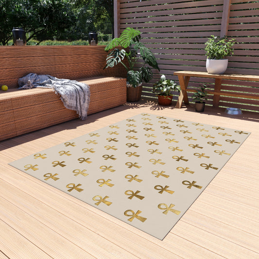 Ankh Cross Outdoor Rug| Outdoor Rug for Indoor Use