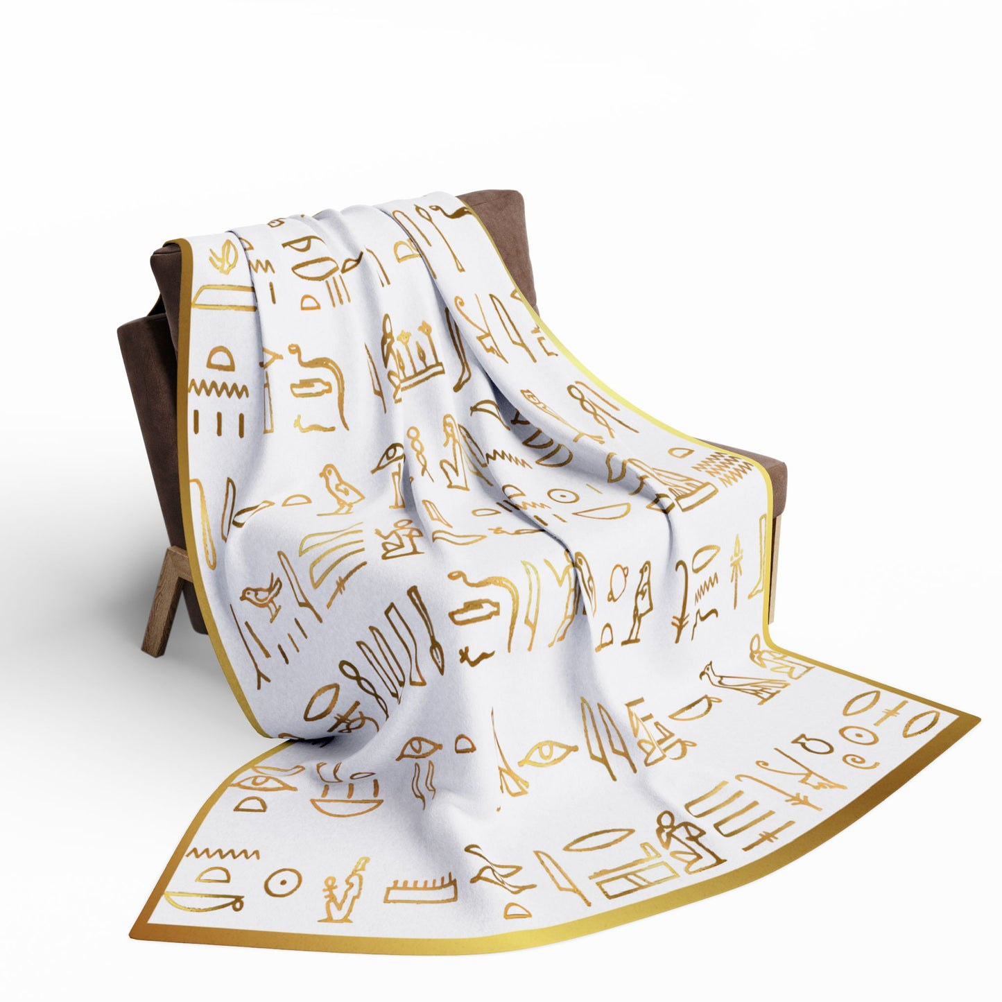 Egyptian Hieroglyphics Arctic Fleece Blanket