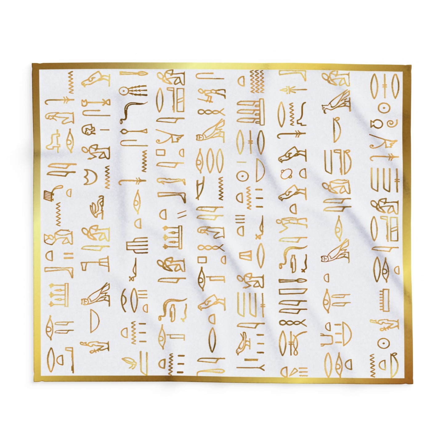 Egyptian Hieroglyphics Arctic Fleece Blanket