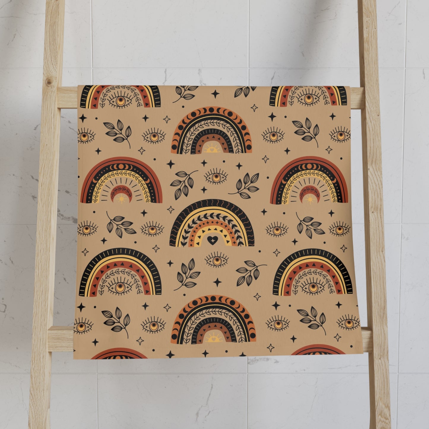 Boho Rainbow Hand Towel