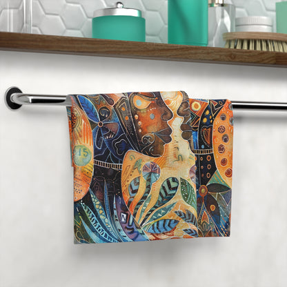African Art Face Towel