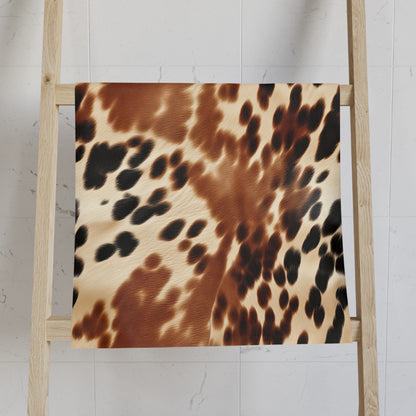 Cow Print Hand Towel