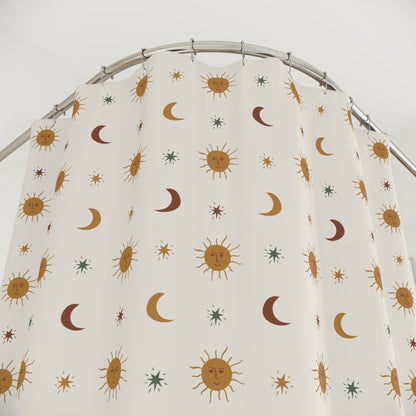Celestial Shower Curtains