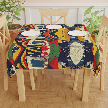 Colorful African Tribal Tablecloth