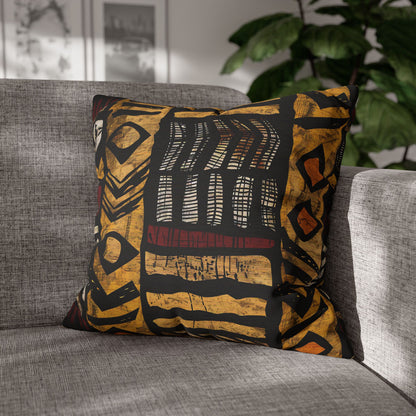 African Tribal Art Pillow Cover