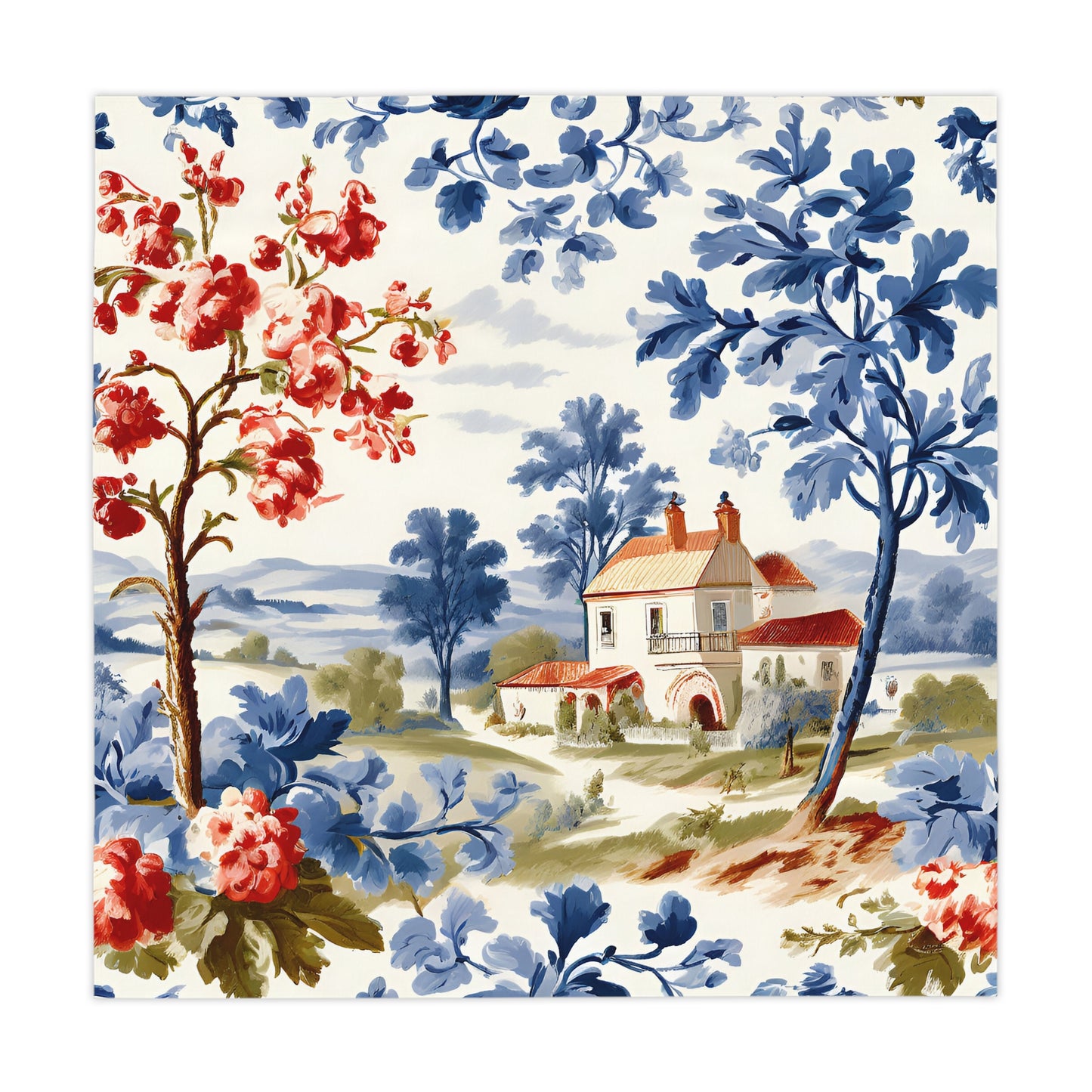 French Toile Tablecloth