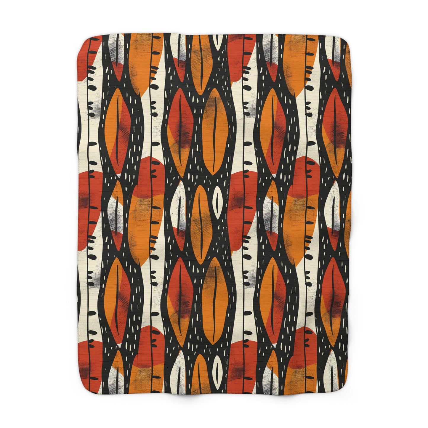 Abstract Tribal Sherpa Blanket