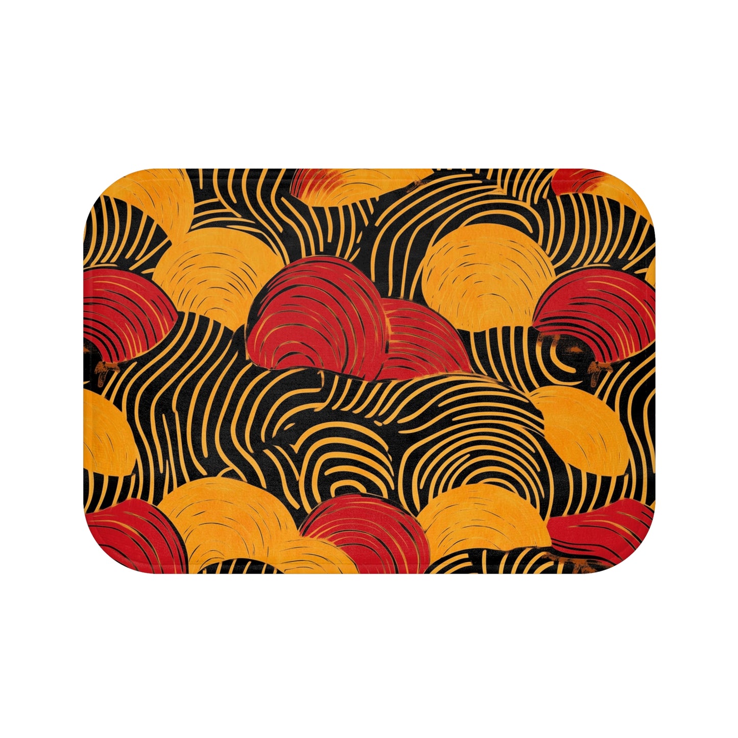 African Tribal Print Bath Mat