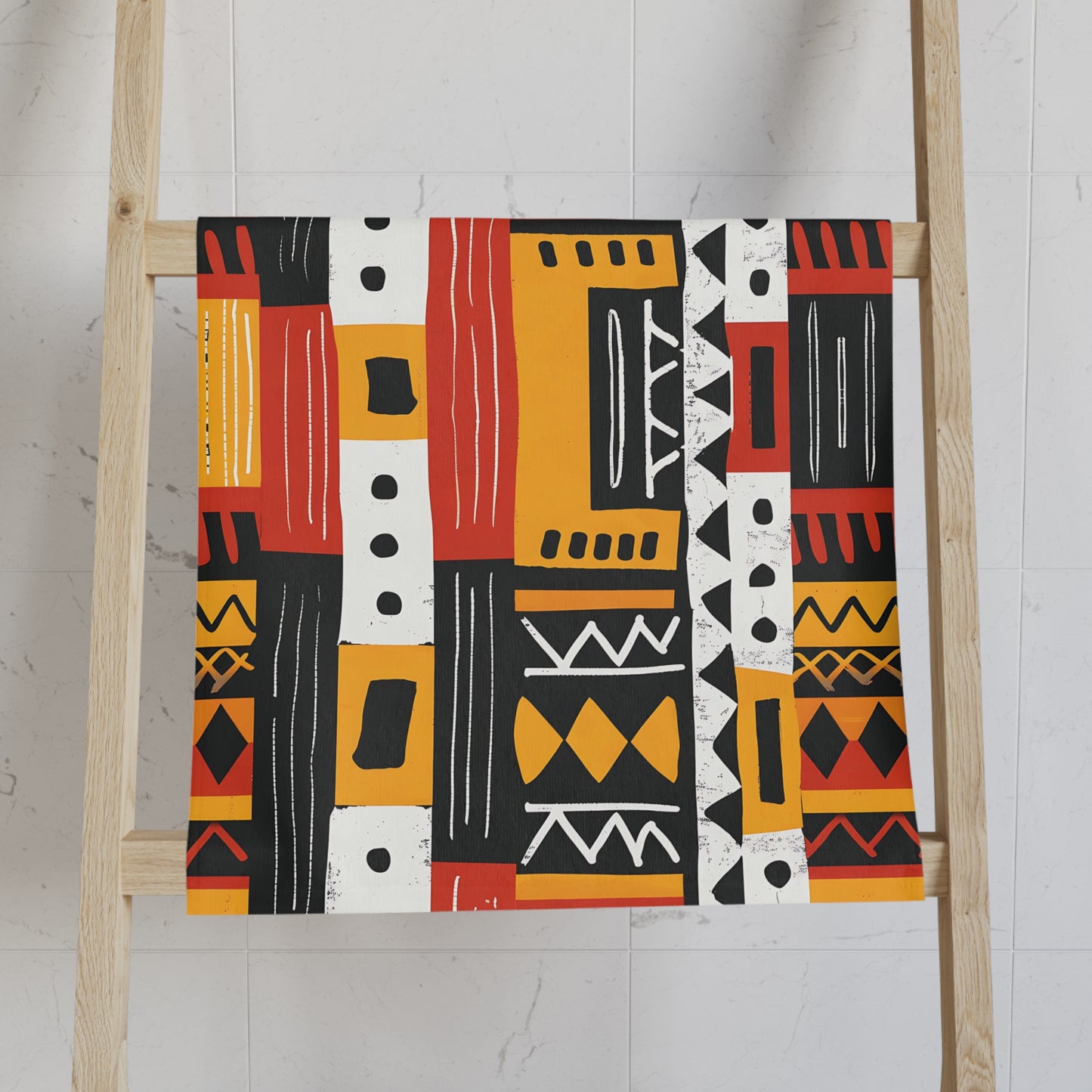 African Tribal Pattern Hand Towel