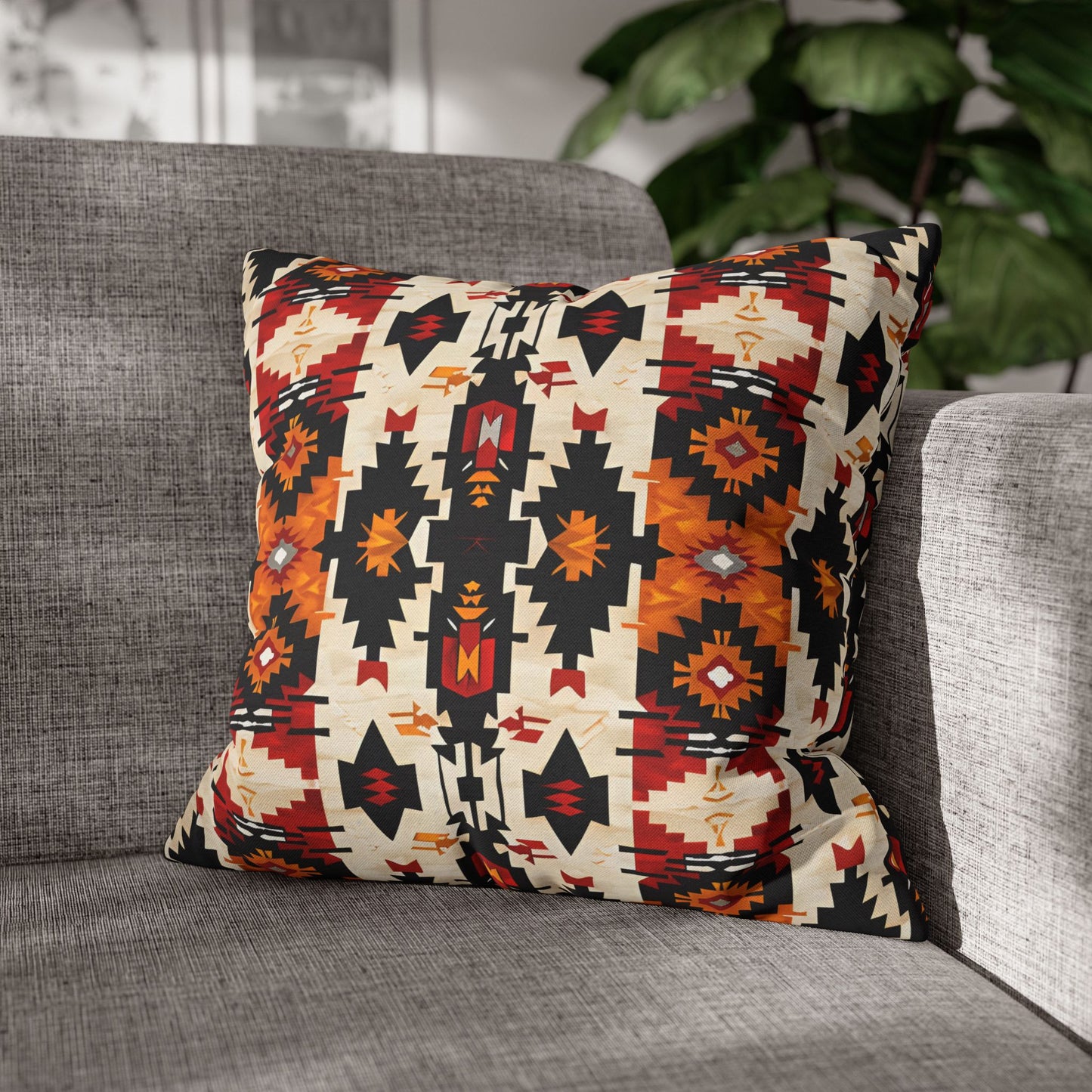 Geometric Throw Pillow Cover