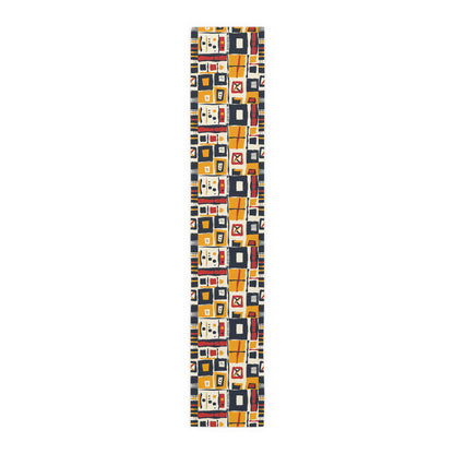 Abstract African Print Table Runner