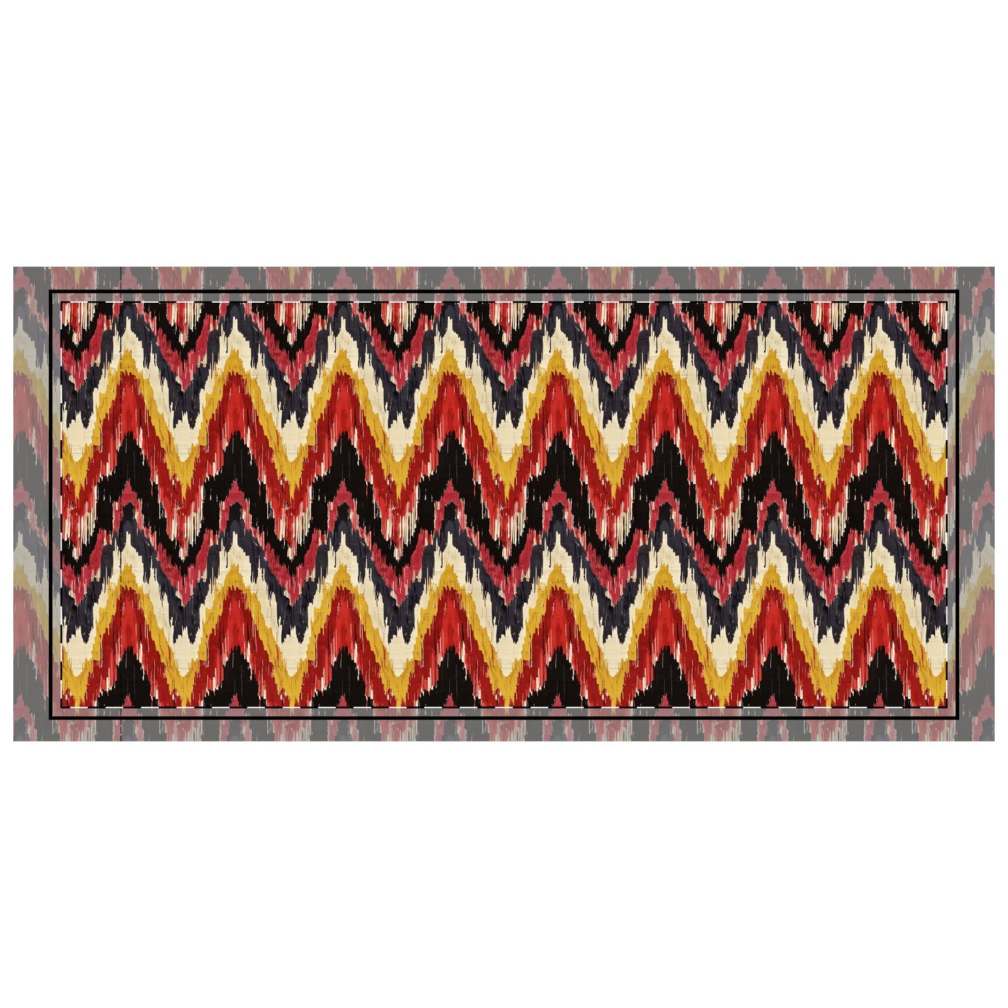 Ikat Zig Zag Pillow Case