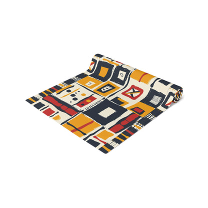 Abstract African Print Table Runner