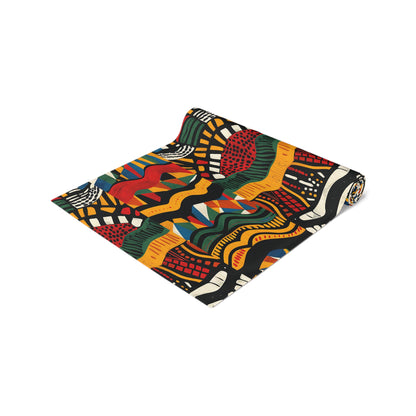 African Print Table Runner