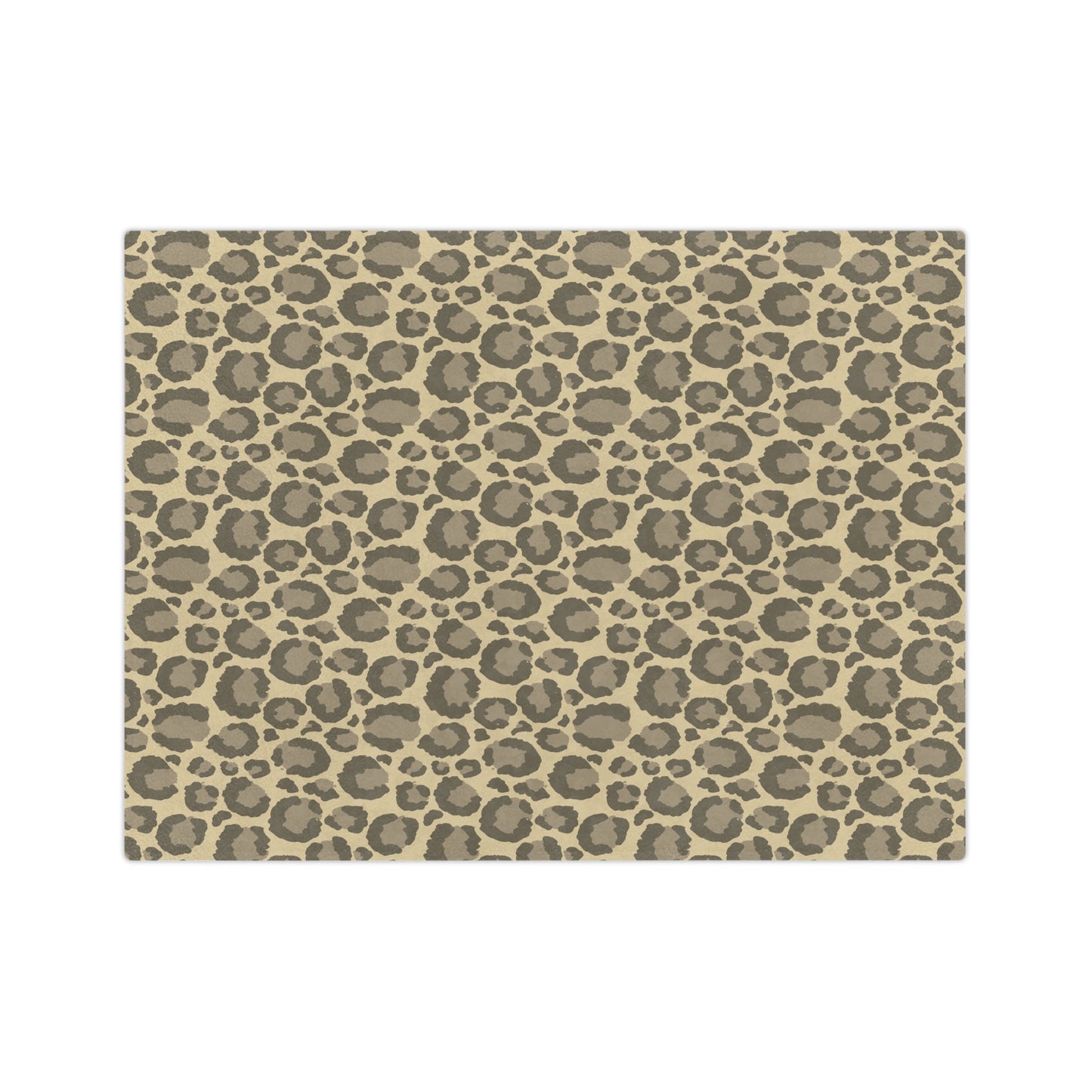 Neutral Leopard Print Throw Blanket