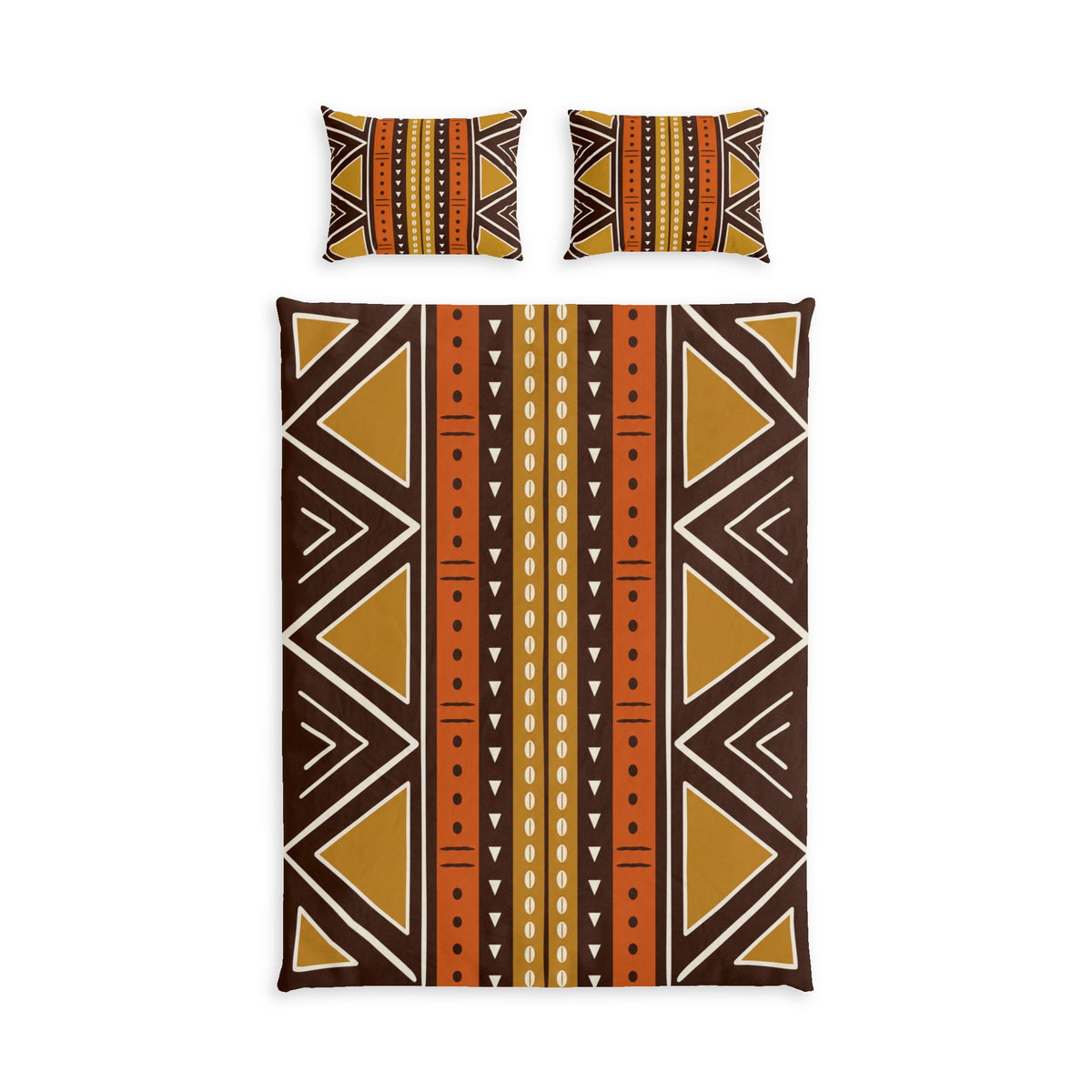 African Mudcloth Duvet Cover Set