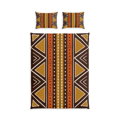 African Mudcloth Duvet Cover Set